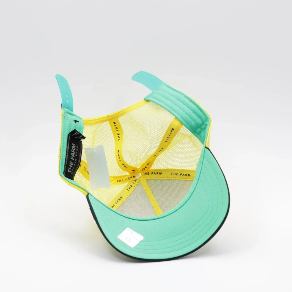 Goorin Bros Adjustable Breathable Doggy Trip Patch Trucker Hat Yellow One Size